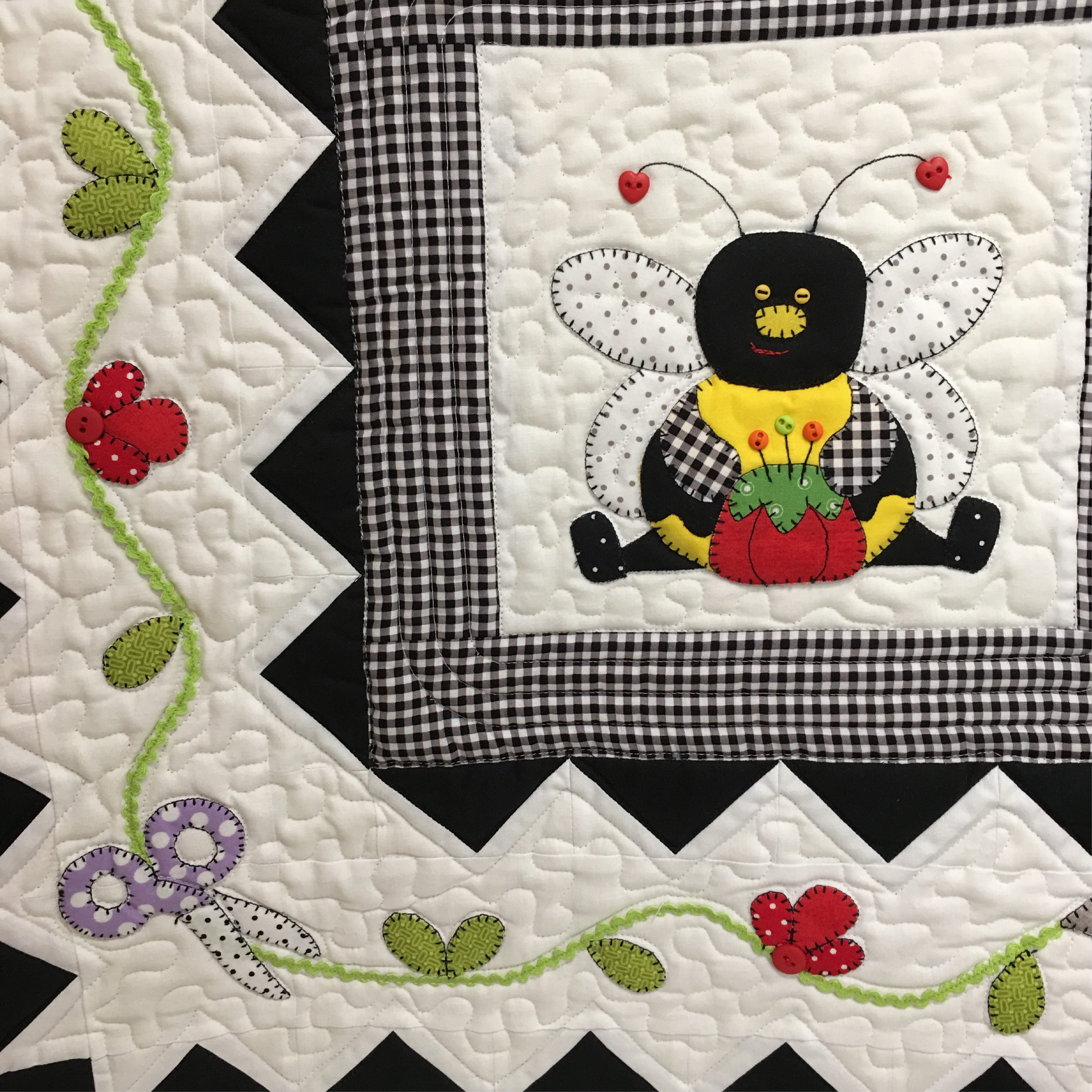 Sew Busy Bee Laser Cut Block of the Month by Stitches of Love