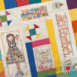 A Girl's Life Quilt Close Up Miss September