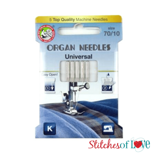 Organ Needles Universal Pack 70 10
