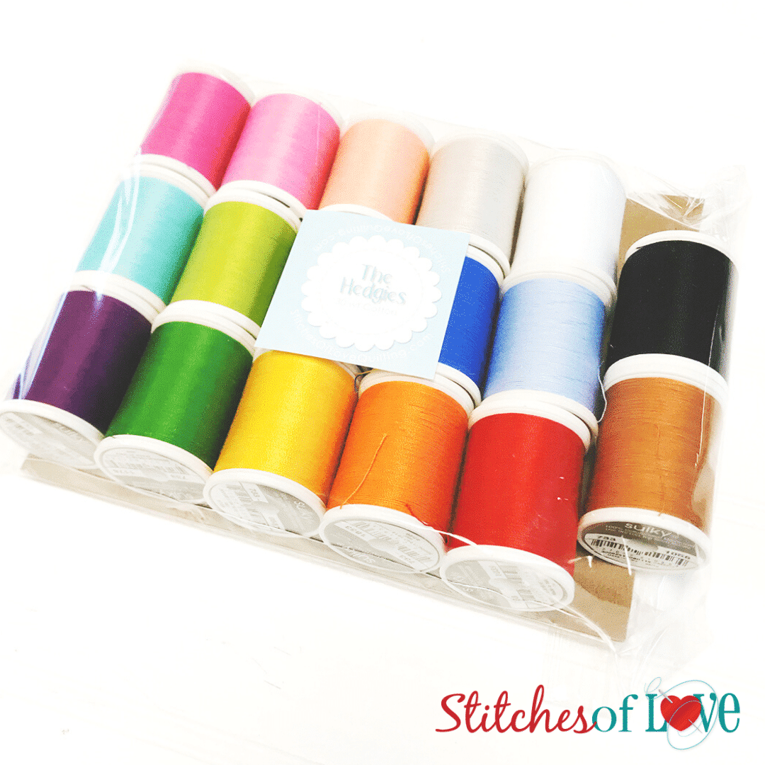 The Hedgies Block of the Month 30 wt Sulky Thread Kit for Sewing ...
