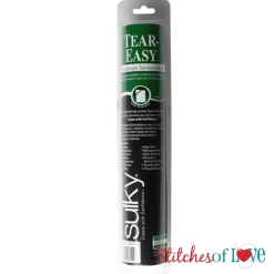 Sulky Tear-Easy Stabilizer - White - 12'' x 11 yd. Roll