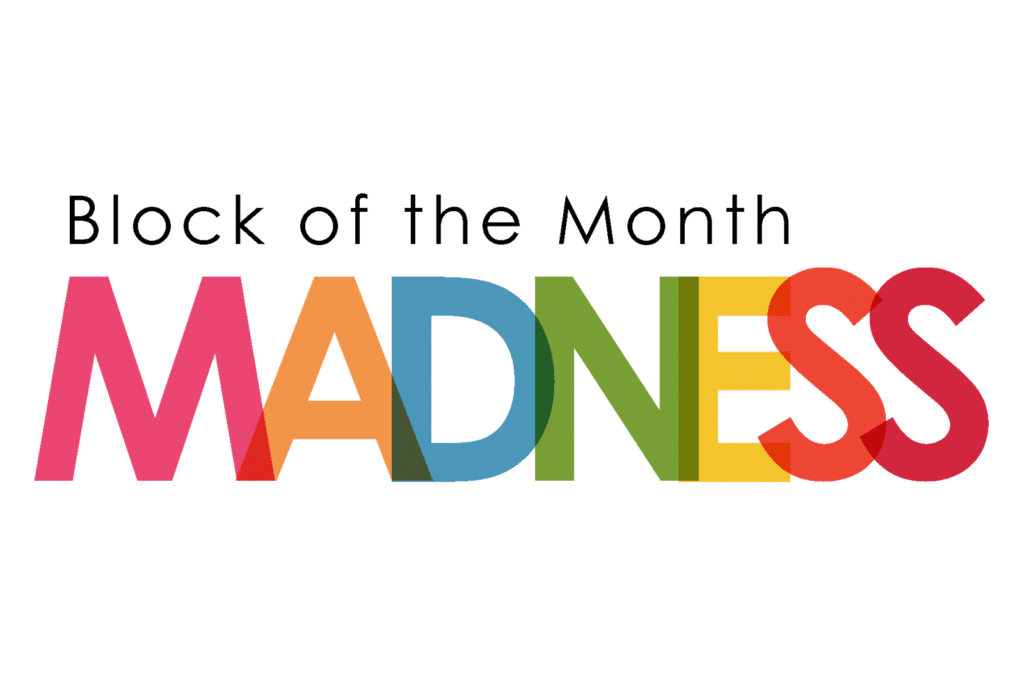 Block of the Month Madness Website Hero