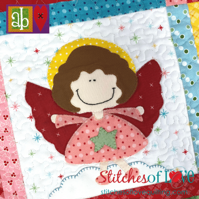 Christmas Lane Block of the Month Angel