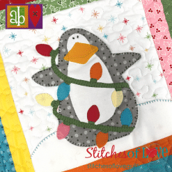 Christmas Lane Block of the Month Penguin