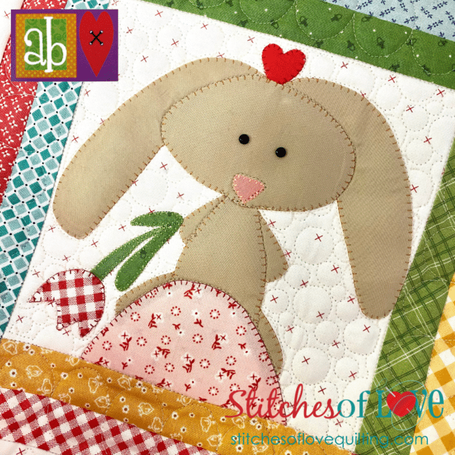 Hop To It Block of the Month Block Five Brooke Bunny