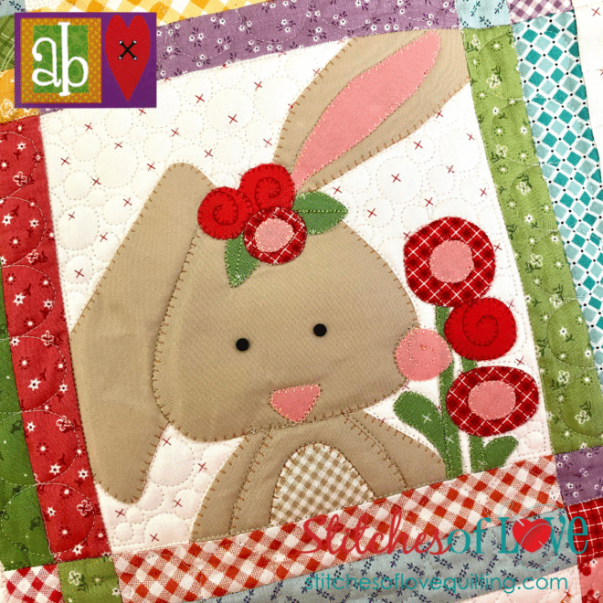 Hop To It Block of the Month Block Six Brielle Bunny
