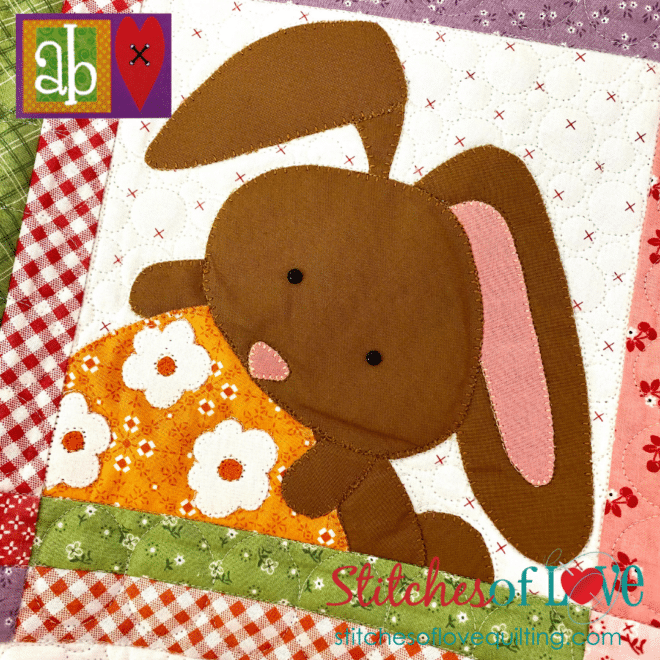 Hop To It Block of the Month Block Three Bianca Bunny