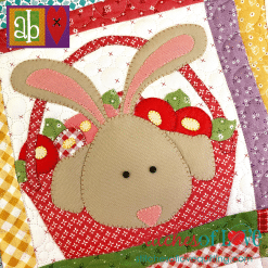 Hop To It Block of the Month Block Twelve Barbara Bunny