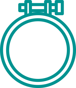 Hand Embroidery Hoop Icon