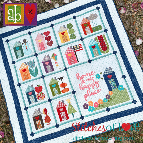 Happy Place Block of the Month Quilt