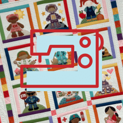 Girl Power Sewing Machine Applique