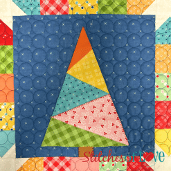 Christmas Gnomes Block Five Patchwork Tree