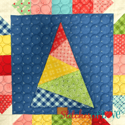 Christmas Gnomes Block Seven Patchwork Tree