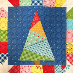 Christmas Gnomes Block Three Patchwork Tree