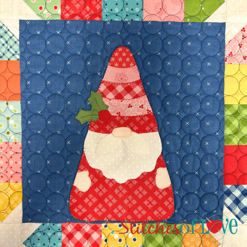 Christmas Gnomes Block Two Holly Gnome