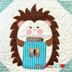 Hegendary Hedgies Butterfly Jar Block Three