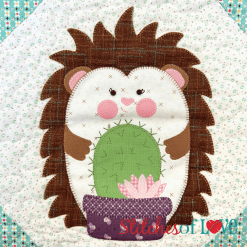 Hegendary Hedgies Cactus Flower Block Eight