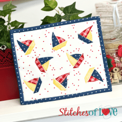 Sailboat Toss Mug Rug