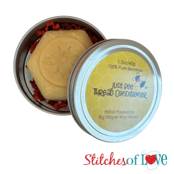Just Bee Thread Conditioner in Cute Tin