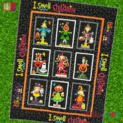 I Smell Children Embroidery Machine Applique Block of the Month