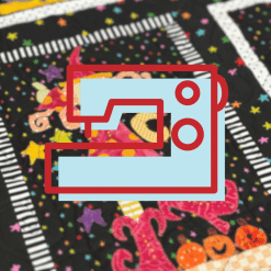 I Smell Children Sewing Machine Applique