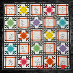 Alternative view of Bat Girls Quilt Club for Hand Embroidery