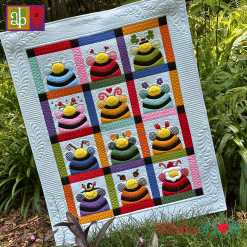 13 The Bumbles Quilt for Embroidery Machine Applique