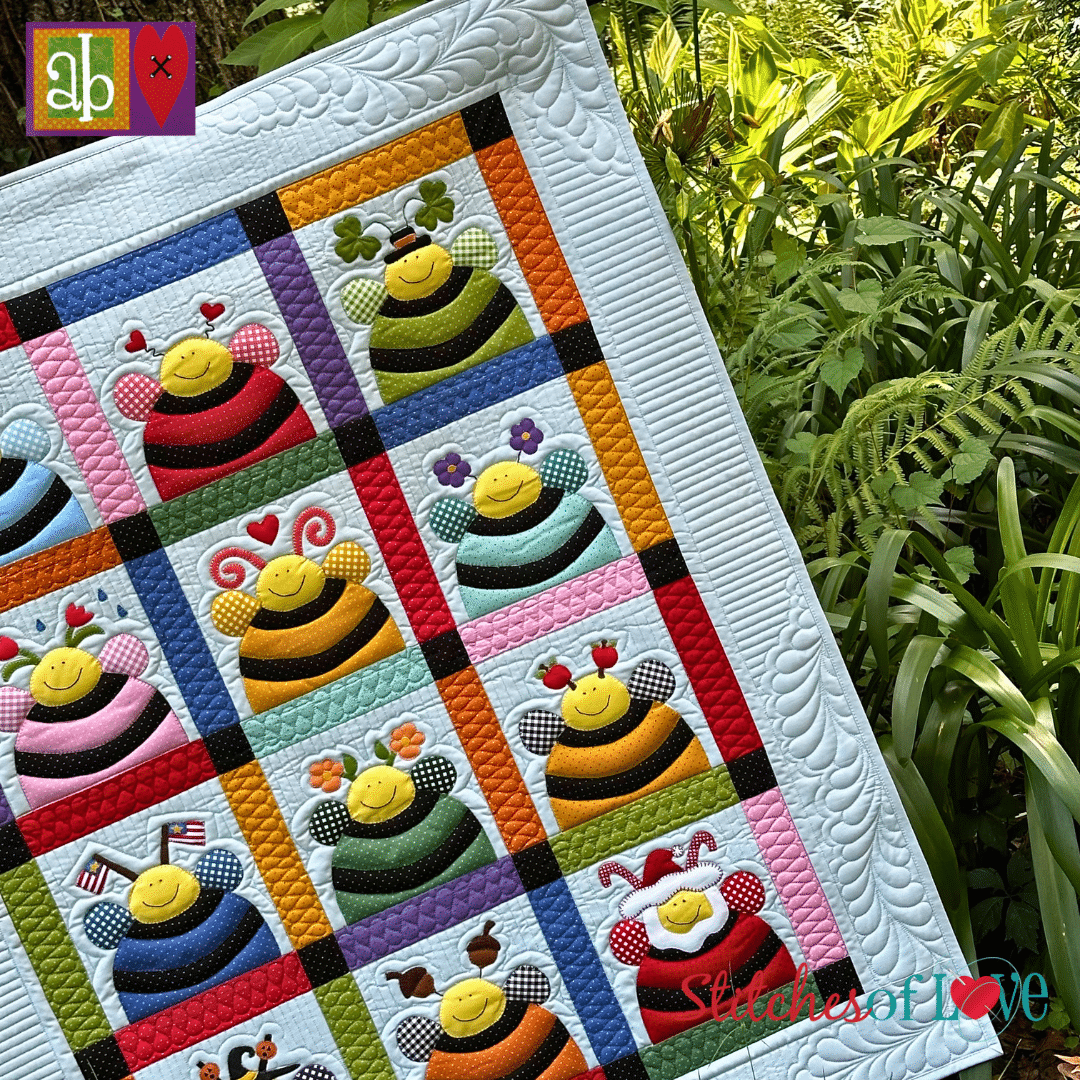 The Bumbles Quilt on Angle One