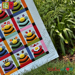 The Bumbles Quilt on Angle Two